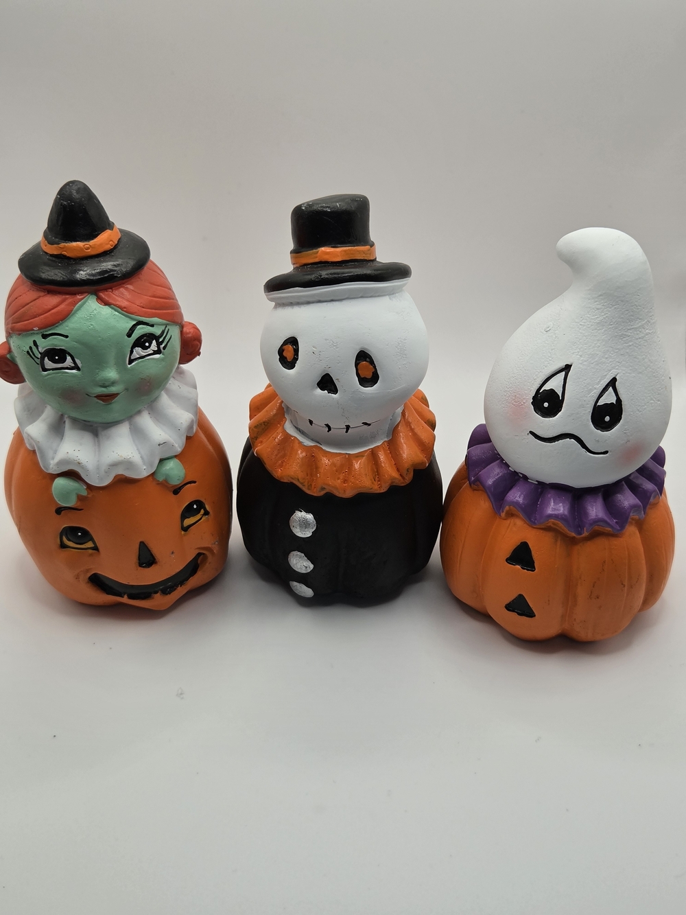 New Viral DT Johanna Parker Style Halloween Figurines Vintage Look